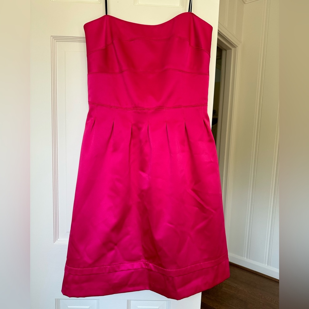 Hot pink dress